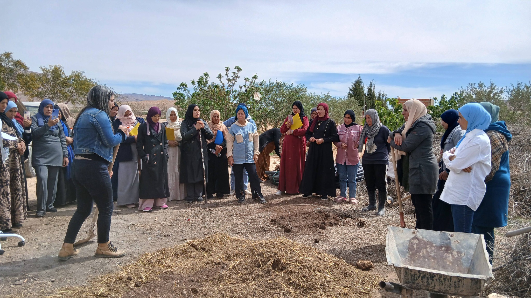 Animation de deux sessions de formation au profit de groupes de femmes en milieu rural