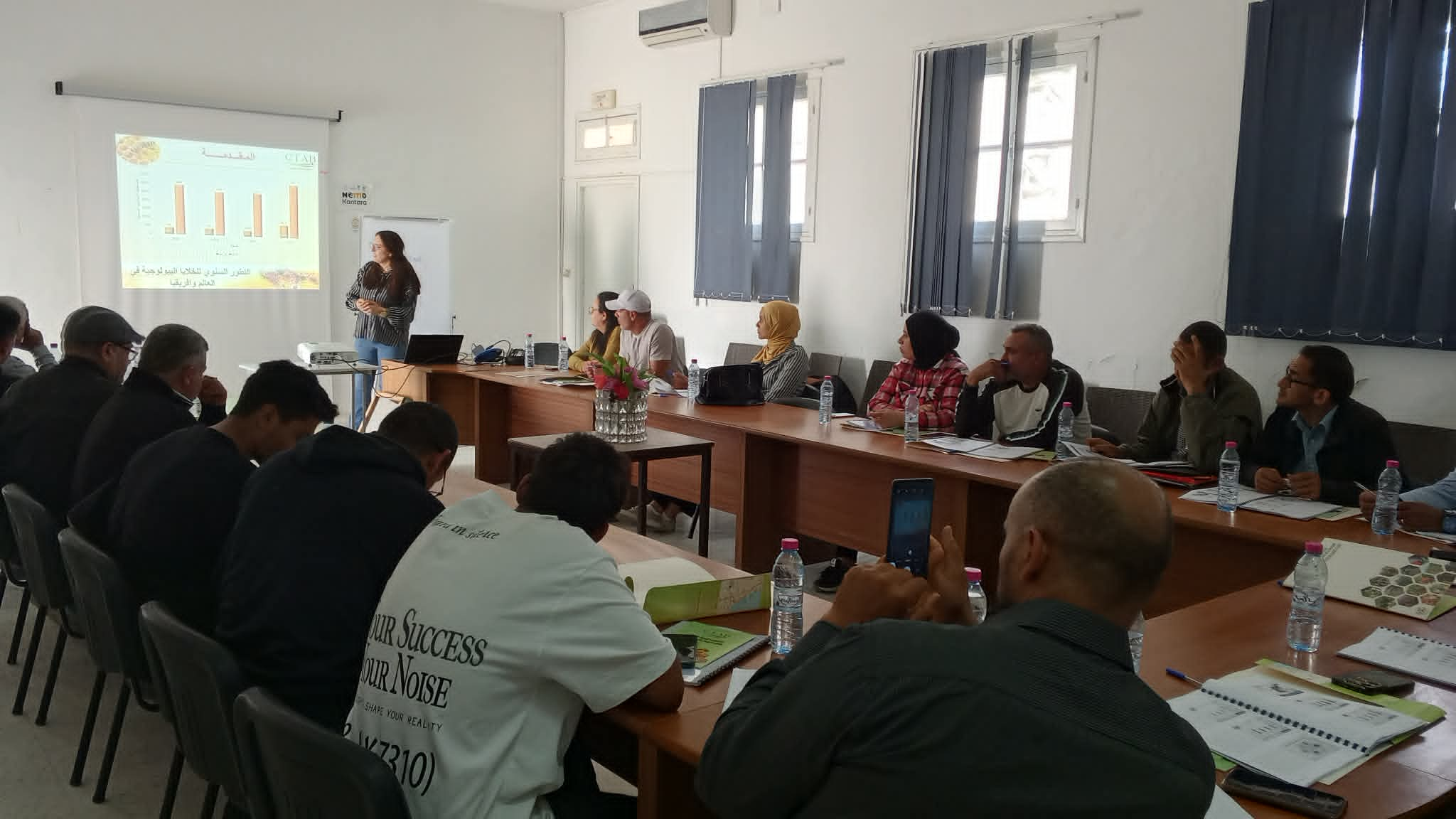 Animation d’une session de formation sur l’apiculture selon le mode biologique